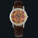 Harry Potter | Gryffindor QUIDDITCH™ Wappen Armbanduhr<br><div class="desc">Mit diesem Vintagen Design aus der Welt von Harry Potter präsentieren Sie die tapfersten Hogwarts Häuser. Ein klassischer Tartan mit Quidditch-Thema, komplett mit Broomsticks und diesem wunderschönen goldenen Schnabel. Inspiriert von der Hit-Kid-Serie und dem Geist von J.K. Rowling, repräsentiert dieses farbenfrohe, karierte Muster alle Werte von Gryffindor und ist ein...</div>