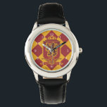 Harry Potter | Gryffindor QUIDDITCH™ Wappen Armbanduhr<br><div class="desc">Mit diesem Vintagen Design aus der Welt von Harry Potter präsentieren Sie die tapfersten Hogwarts Häuser. Ein klassischer Tartan mit Quidditch-Thema, komplett mit Broomsticks und diesem wunderschönen goldenen Schnabel. Inspiriert von der Hit-Kid-Serie und dem Geist von J.K. Rowling, repräsentiert dieses farbenfrohe, karierte Muster alle Werte von Gryffindor und ist ein...</div>