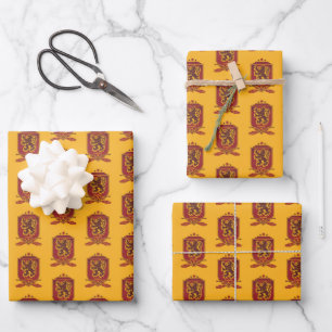 Harry Potter   Gryffindor QUIDDITCH™ Wappen Geschenkpapier Set