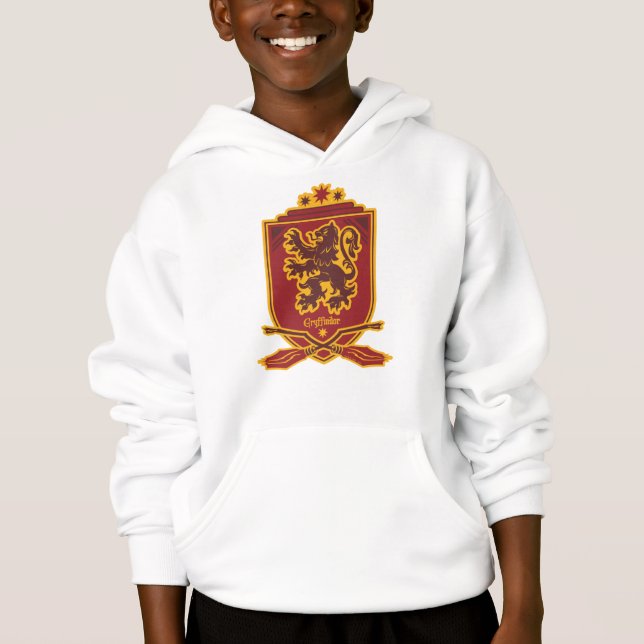 Harry Potter | Gryffindor QUIDDITCH™ Wappen Hoodie (Vorderseite)