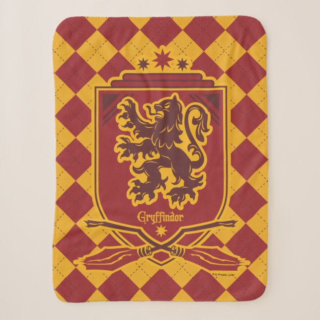 Harry Potter | Gryffindor QUIDDITCH™ Wappen Sherpadecke (Vorderseite)