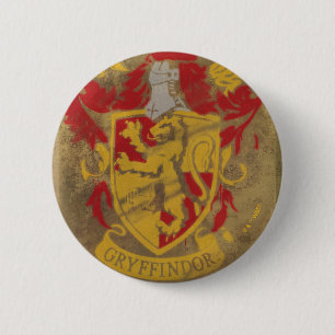 Harry Potter   Gryffindor - Retro-Hauswappen Button