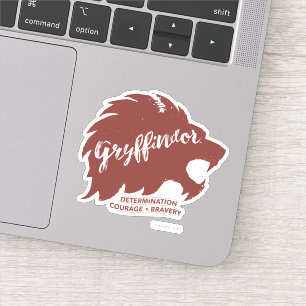 Harry Potter GRYFFINDOR™ Silhouette Typography Aufkleber