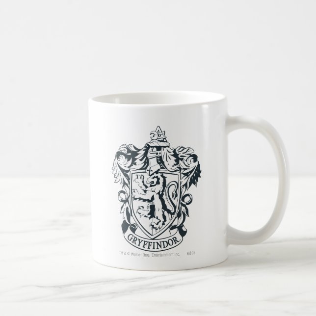 Harry Potter | Gryffindor Stencil Sketch Kaffeetasse (Rechts)