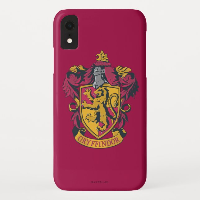 Harry Potter | Gryffindor Wappen Gold und Rot Case-Mate iPhone Hülle (Rückseite)