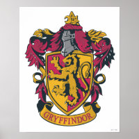 Harry Potter | Gryffindor Wappen Gold und Rot