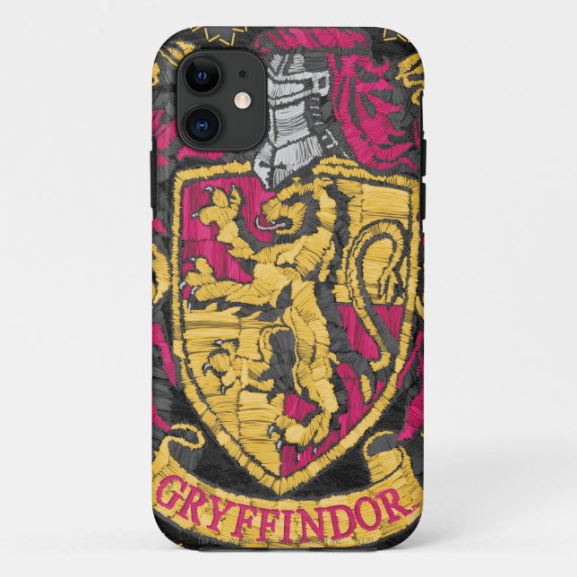 Harry Potter | Gryffindor-Wappen - zerstört Case-Mate iPhone Hülle (Rückseite)