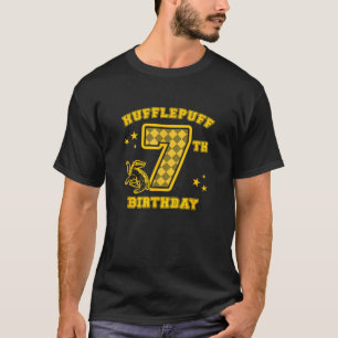 Harry Potter Haus Hufflepuff Emblem 7. Geburtstag T-Shirt