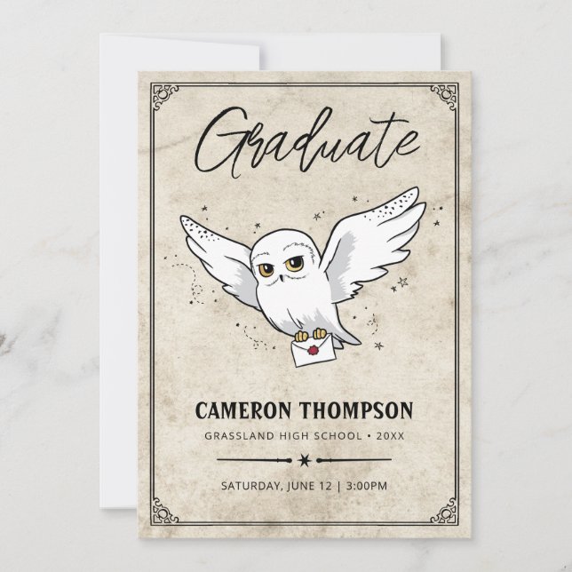 Harry Potter | Hedwig-Abschlussfeier Ankündigung (Vorderseite)