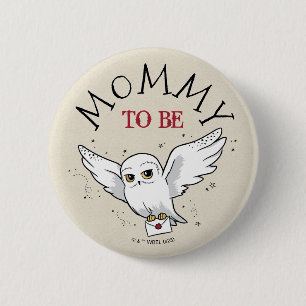 Harry Potter   Hedwig Baby Shower werdende Mommy Button