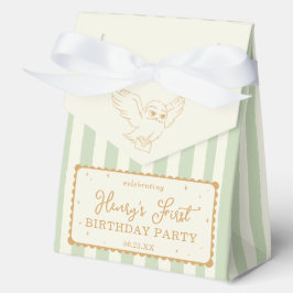 Harry Potter Hedwig Grün Gestreift Baby Shower Geschenkschachtel