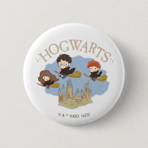 HARRY POTTER™, Hermione & Ron Fly Over HOGWARTS™ Button