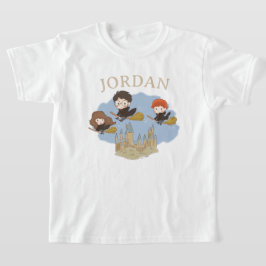 HARRY POTTER™, Hermione, & Ron Fly Over HOGWARTS™ T-Shirt