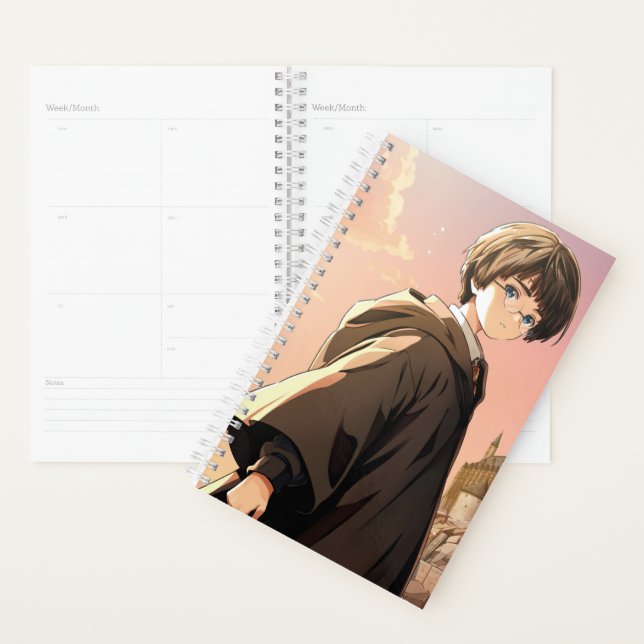 HARRY POTTER™ Hermione & Ron HOGWARTS™ Anime-Szene Planer (Anzeige)