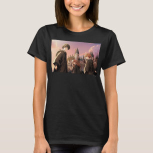 HARRY POTTER™ Hermione & Ron HOGWARTS™ Anime-Szene T-Shirt