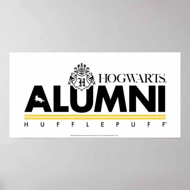 Harry Potter | HOGWARTS™ Alumni HUFFLEPUFF™ Poster (Vorne)