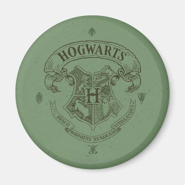 Harry Potter | Hogwarts Banner Crest Magnet (Vorne)
