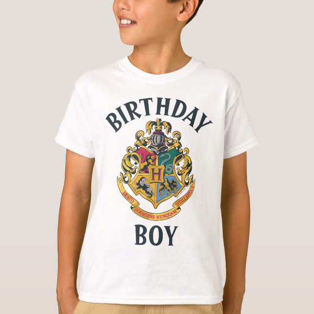 Harry Potter | Hogwarts Birthday Boy T - Shirt (Vorderseite)