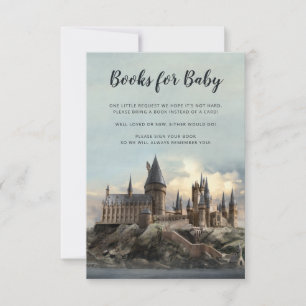 Harry Potter   Hogwarts - Bücher für Baby  Einladung