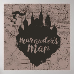 Harry Potter HOGWARTS™ Castle Marauder's Map Poster
