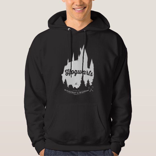 Harry Potter | HOGWARTS™ Castle Typografy Hoodie (Vorderseite)