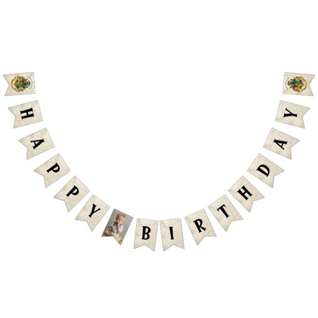 Harry Potter Hogwarts Crest Birthday Wimpelkette (Alle)