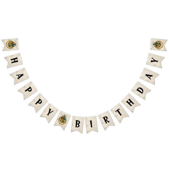 Harry Potter Hogwarts Crest Birthday Wimpelkette (Alle)