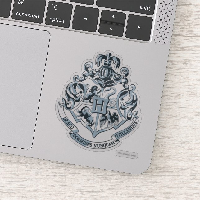 Harry Potter | Hogwarts Crest - Blau Aufkleber (Detail)