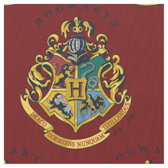 Harry Potter | Hogwarts Crest - Full Stoff (Nahaufnahme)