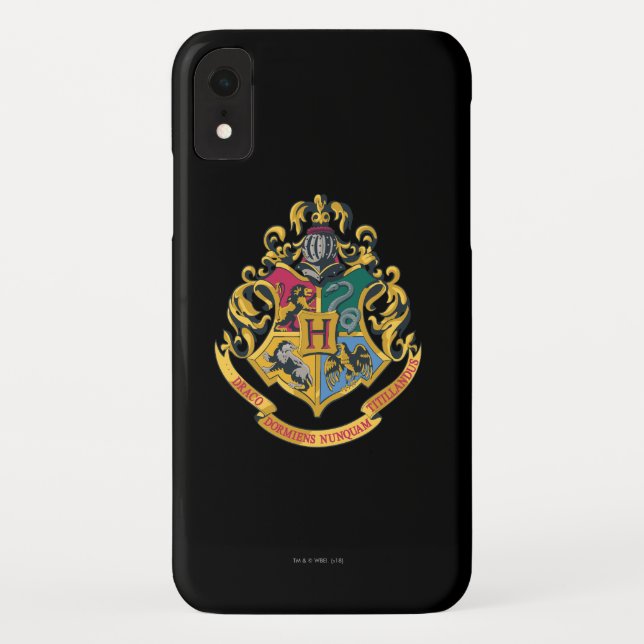 Harry Potter | Hogwarts Crest - Vollfarbigkeit Case-Mate iPhone Hülle (Rückseite)