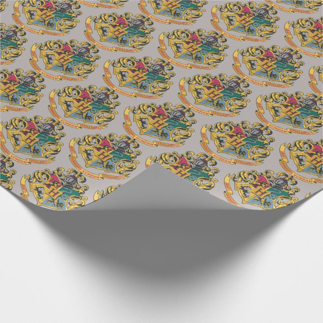 Harry Potter | Hogwarts Crest - Vollfarbigkeit Geschenkpapier (Ecke)