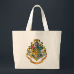 Harry Potter | Hogwarts Crest - Vollfarbigkeit Jumbo Stoffbeutel<br><div class="desc">Tragen Sie die Magie von Hogwarts mit dieser pulsierenden Totentasche mit dem farbenfrohen Hogwarts-Wappen. Dieses bezaubernde Design,  das alle vier Häuser repräsentiert,  ist perfekt für Fans,  die die Einheit,  das Abenteuer und den Charme der zaubernden Welt schätzen.</div>