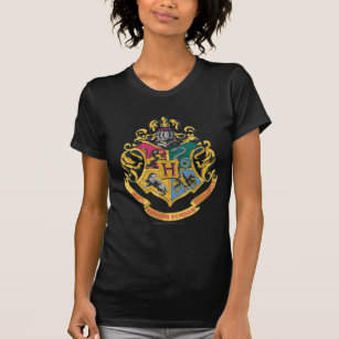 Harry Potter   Hogwarts Crest - Vollfarbigkeit T-Shirt