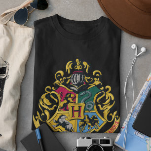 Harry Potter Hogwarts Crest - Vollfarbigkeit Tri-Blend Shirt