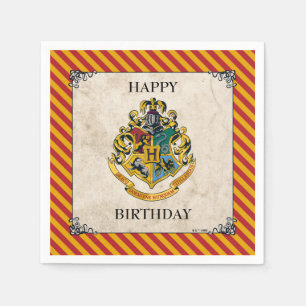 Harry Potter   Hogwarts Geburtstag Serviette