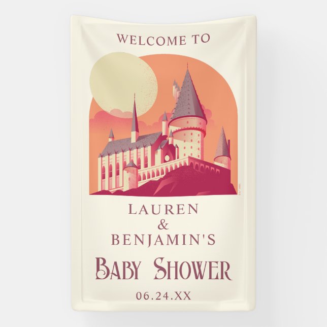 Harry Potter | Hogwarts Girl Baby Shower Banner (Vertikal)