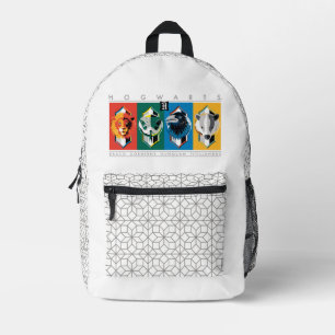 Harry Potter   HOGWARTS™ House Sigils Bedruckter Rucksack