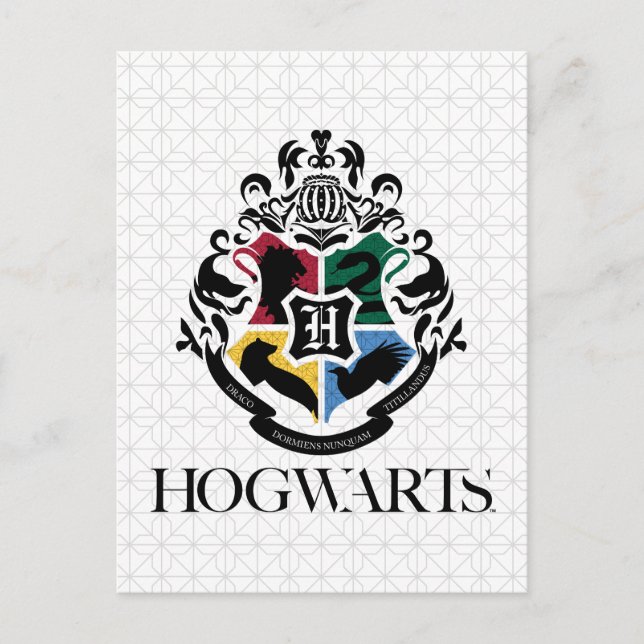 Harry Potter | HOGWARTS™ Primarschulen-Wappen Postkarte (Vorderseite)