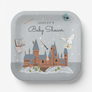 Harry Potter Hogwarts-Schloss-Baby-Party Pappteller