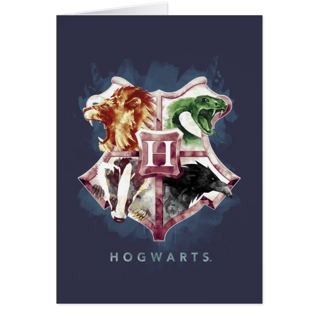 Harry Potter | HOGWARTS™-Wappen Aquarell (Vorne)