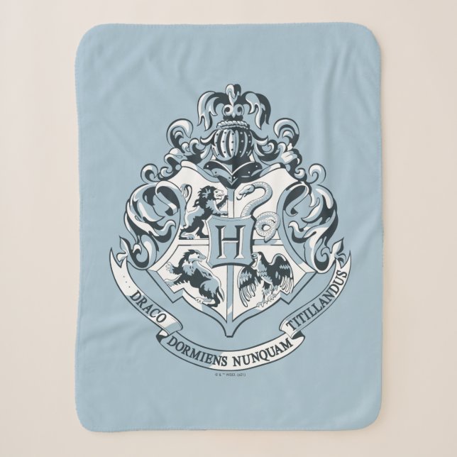 Harry Potter | Hogwarts-Wappen - Blau Sherpadecke (Vorderseite)