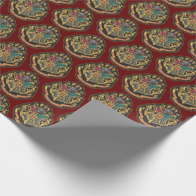 Harry Potter | Hogwarts-Wappen Geschenkpapier (Ecke)