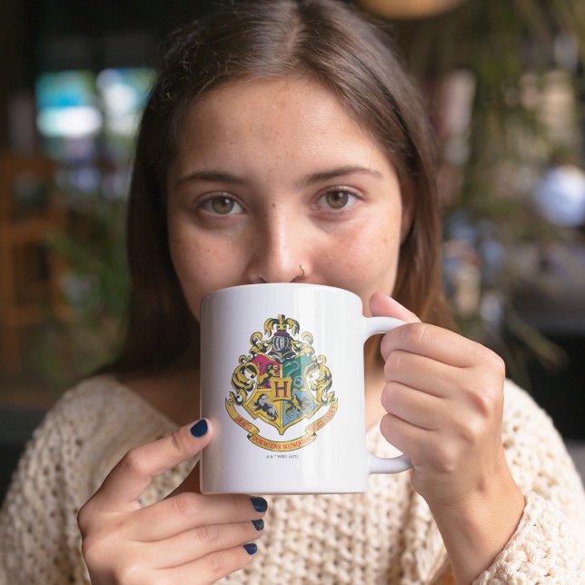 Harry Potter | Hogwarts-Wappen - Vollfarbe Kaffeetasse (Von Creator hochgeladen)