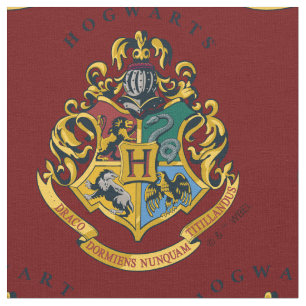 Harry Potter   Hogwarts-Wappen - Vollständig Stoff