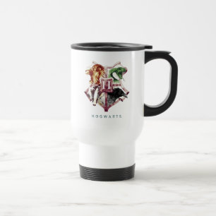 Harry Potter   HOGWARTS™ Wappen Wasserfarbe Reisebecher