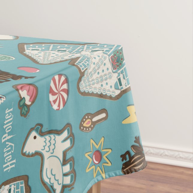 HARRY POTTER™ HOGWARTS™ Weihnachtskochtmuster Tischdecke (Beispiel)