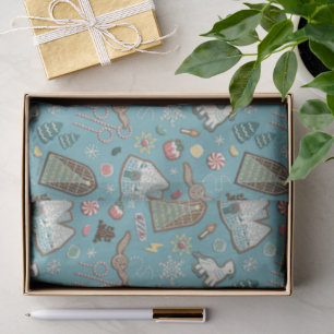 HARRY POTTER™ HOGWARTS™ Weihnachtsplätzchen-Muster Seidenpapier