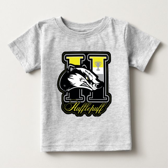 HARRY POTTER™ | HUFFLEPUFF™ Athletisches Abzeichen Baby T-shirt (Vorderseite)