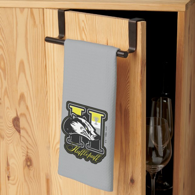 HARRY POTTER™ | HUFFLEPUFF™ Athletisches Abzeichen Geschirrtuch (Drittel gefaltet)
