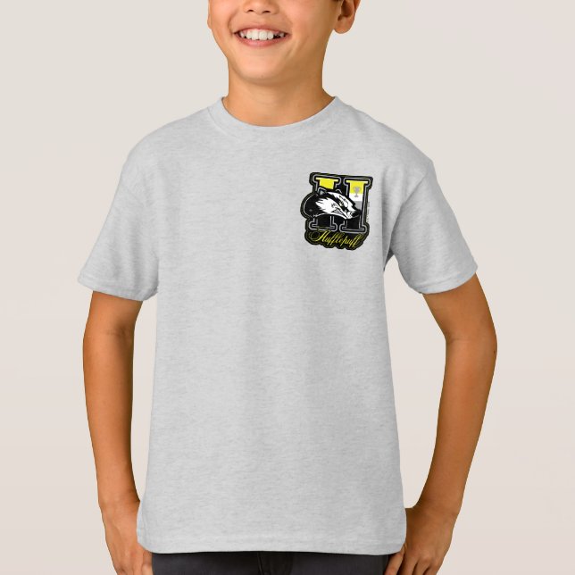 HARRY POTTER™ | HUFFLEPUFF™ Athletisches Abzeichen T-Shirt (Vorderseite)